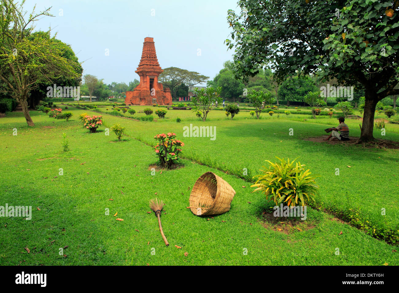 Bajang Ratu gate (14e siècle), près de Trowulan, Mojokerto, Java, Indonésie Banque D'Images