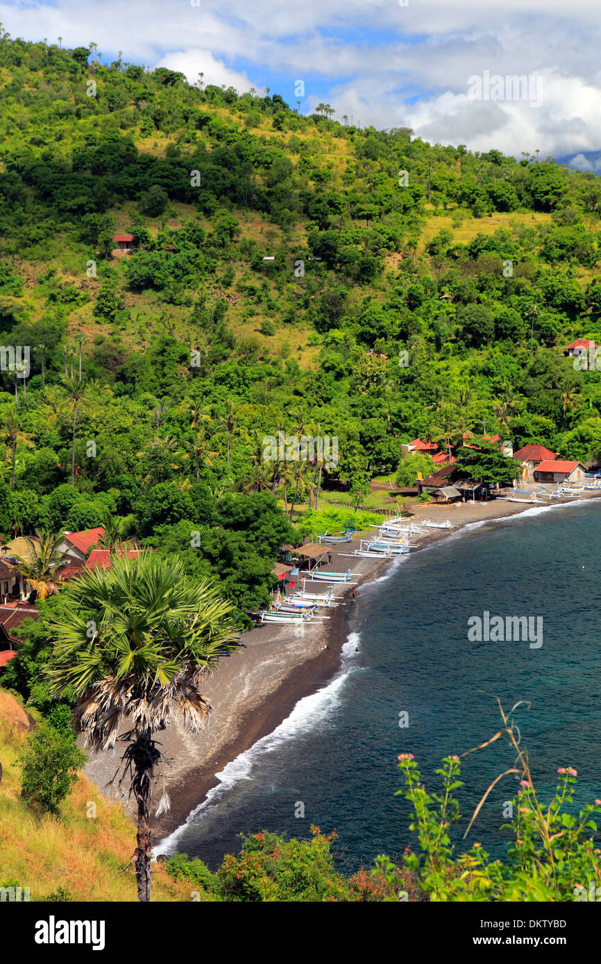 Jemeluk Bay, Amed, Bali, Indonésie Banque D'Images