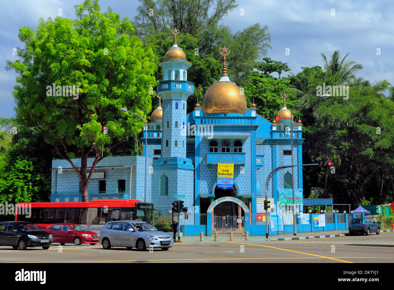 Mosquée (19ème siècle), le quartier musulman, Singapour Banque D'Images