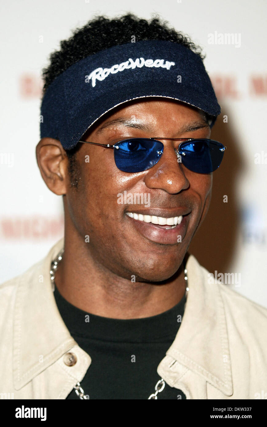 L'ACTEUR ORLANDO JONES.., LOS ANGELES, USA.08/03/2002.LA481 Banque D'Images