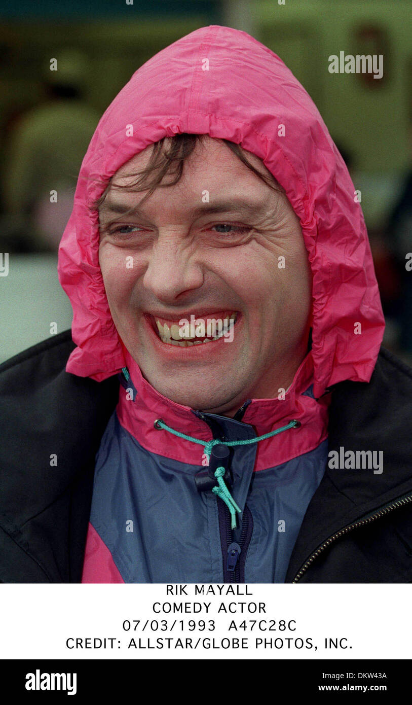 RIK ACTEUR MAYALL.COMEDY.07/03/1993.A47C28C. Banque D'Images