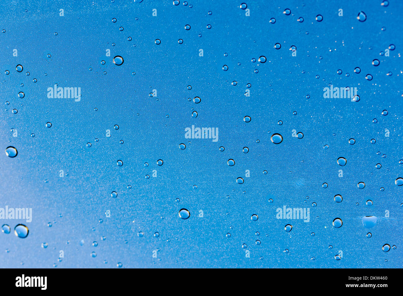 Close up photographie de gouttelettes d'eau Banque D'Images