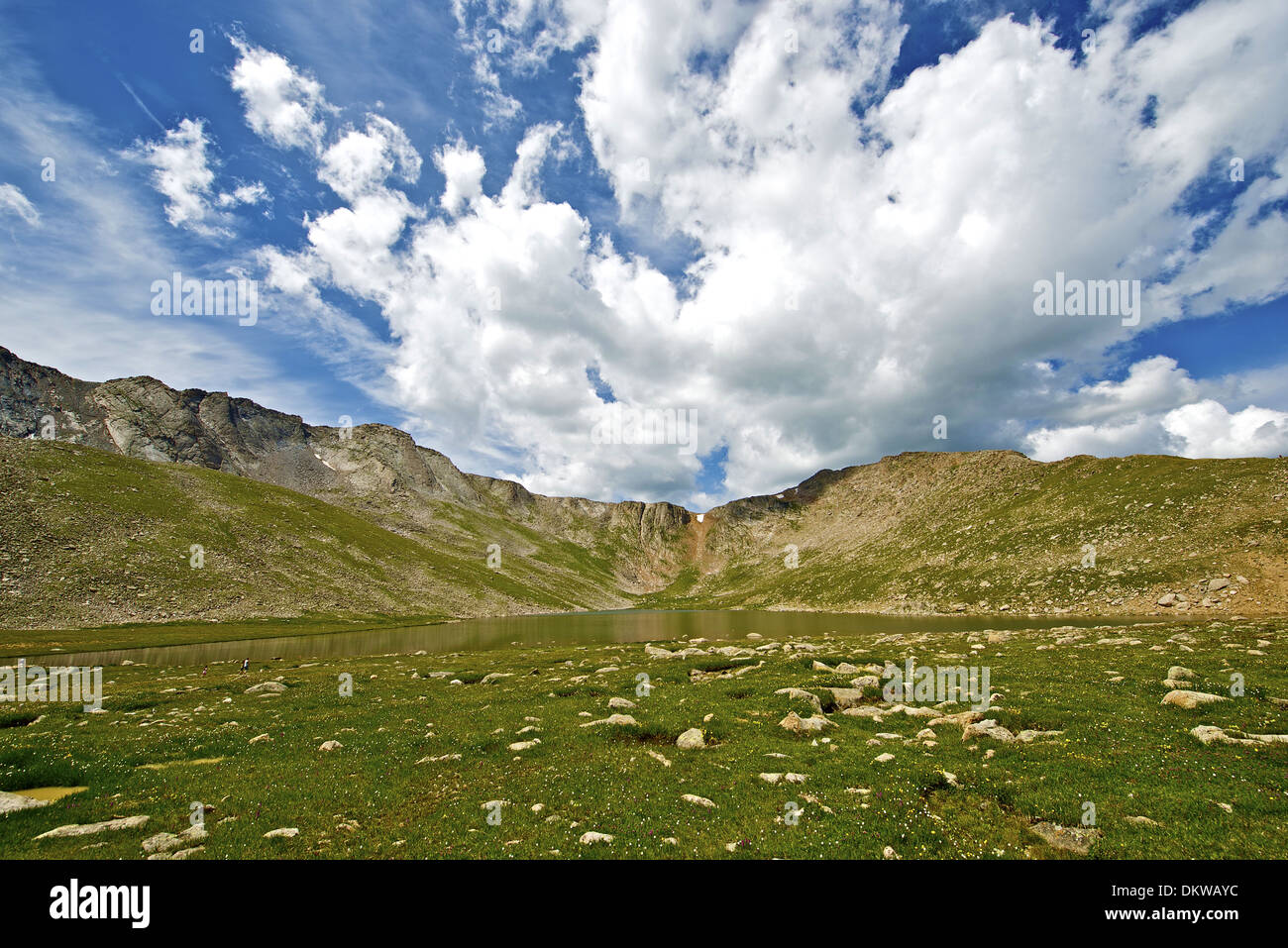 Colorado Alpine Lake - Colorado Paysage d'été Banque D'Images