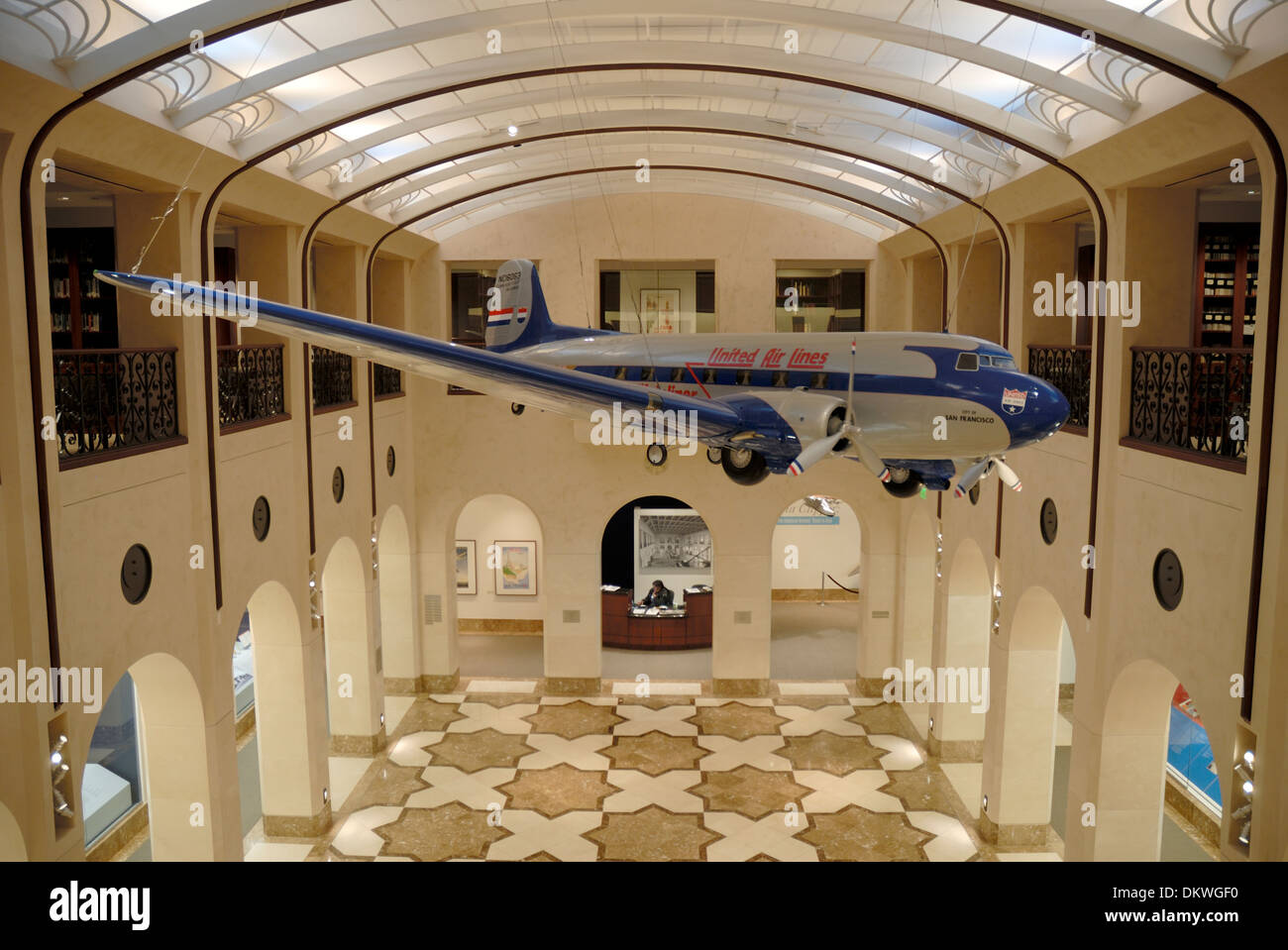 Musée de l'Aviation à l'intérieur de l'Aéroport International de San Francisco (SFO) Banque D'Images