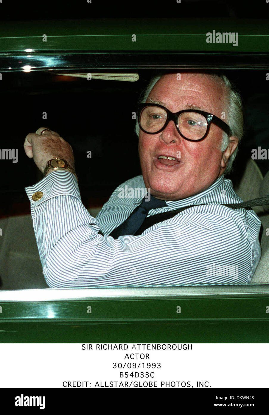 SIR RICHARD ATTENBOROUGH ACTEUR..30/09/1993.B54D33C. Banque D'Images