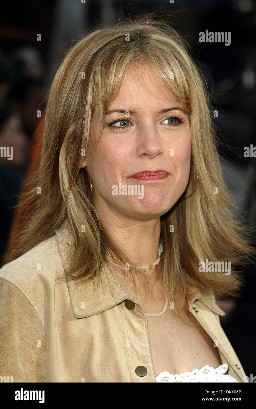 L'ACTRICE KELLY PRESTON..WESTWOOD, LOS ANGELES, USA.29/04/2002.LA3121 Banque D'Images