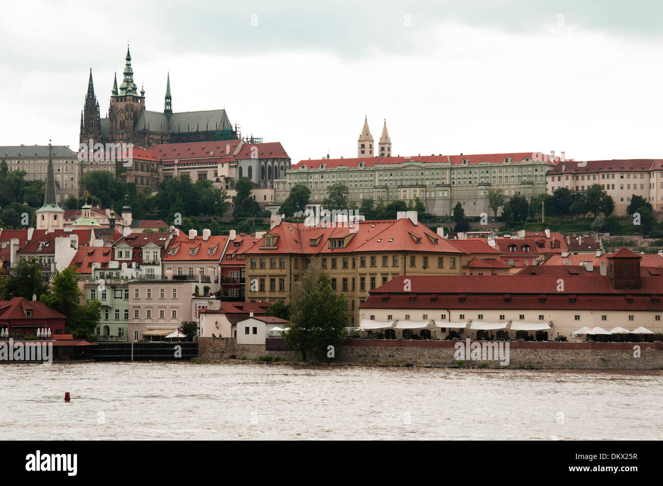 Le Château de Prague est un château à Prague où les rois de Bohême Banque D'Images
