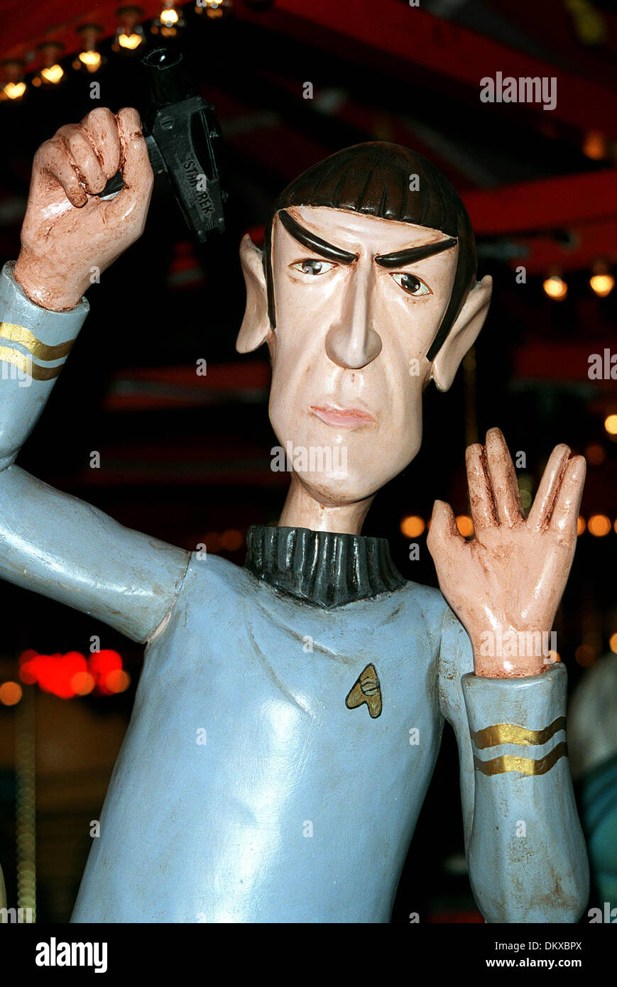 M. SPOCK FIGURE.LE LA AUTO SHOW.07/01/2000.V90C27C. Banque D'Images