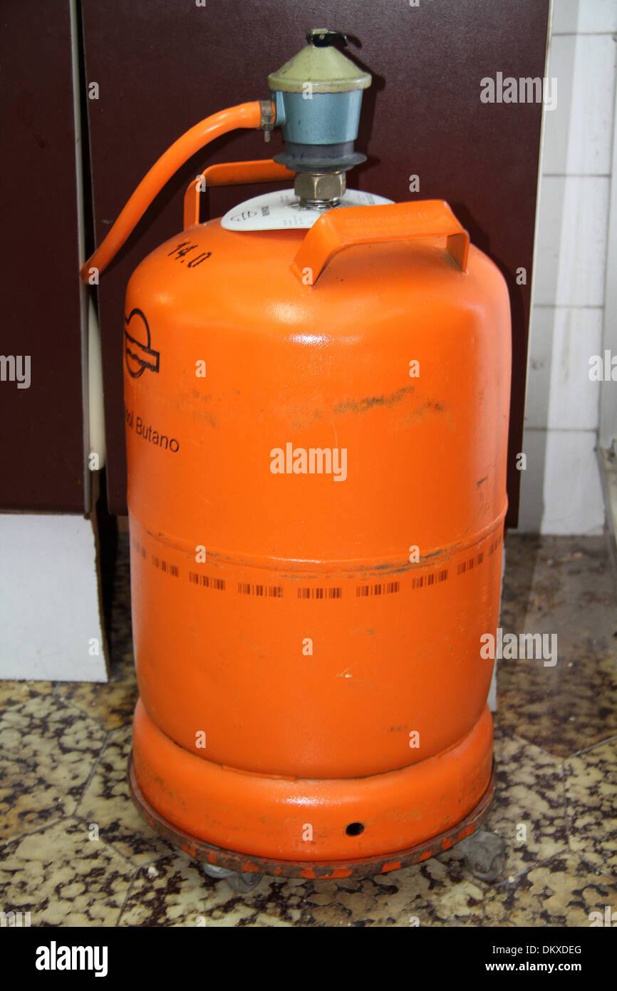 Bouteille de gaz espagnol Photo Stock - Alamy