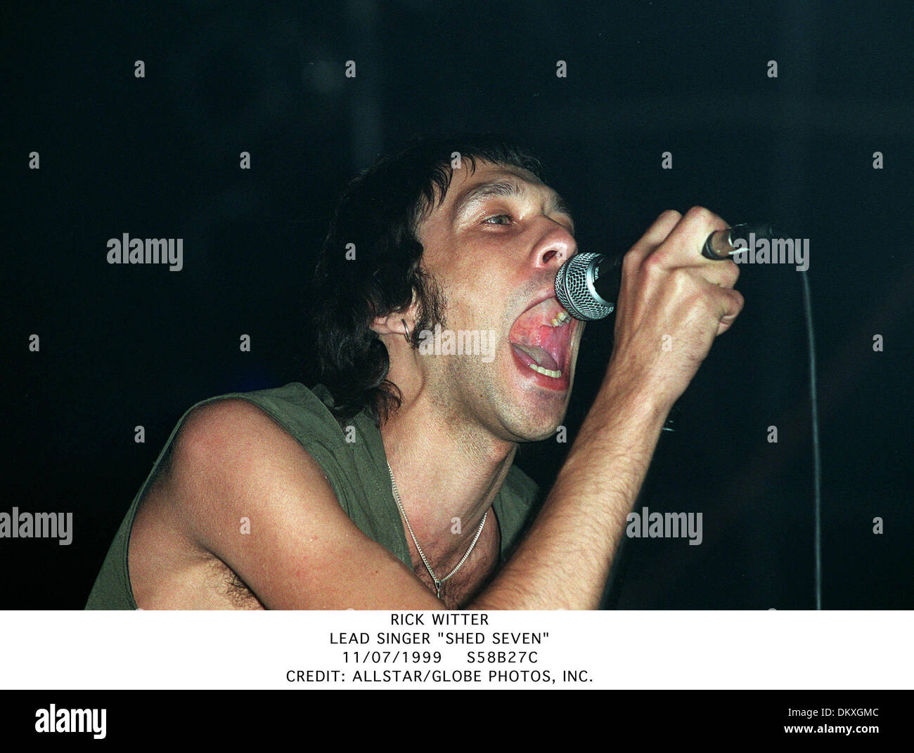 RICK WITTER.CHANTEUR ''HED 7''.11/07/1999.S58B27C. Banque D'Images