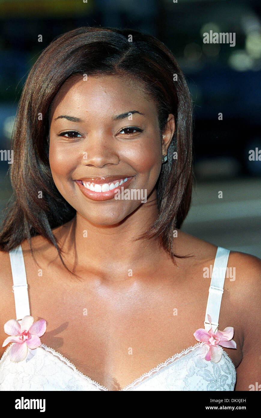 L'actrice Gabrielle Union..HOLLYWOOD, LOS ANGELES, USA.31/07/2001.BL43C32AC. Banque D'Images