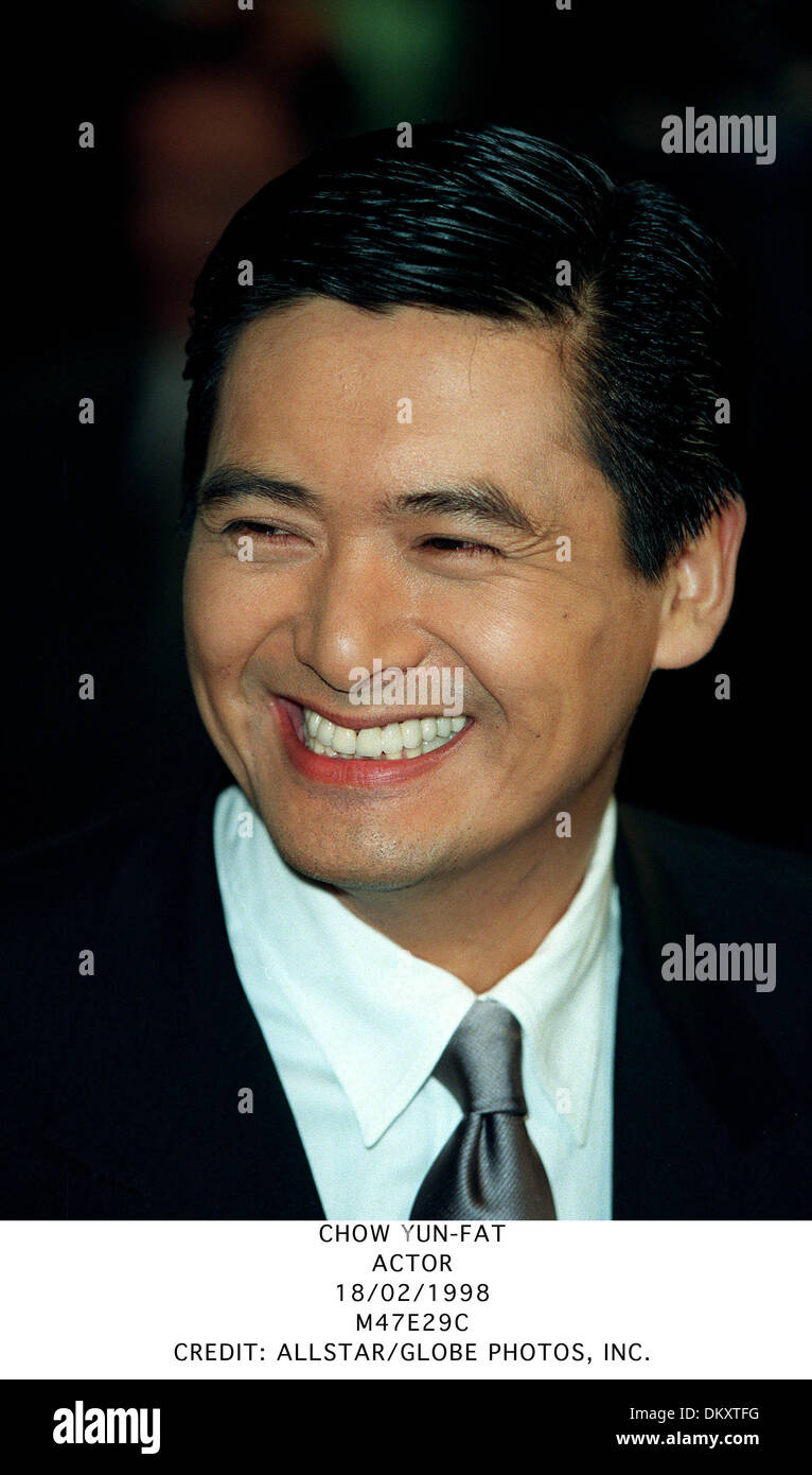 CHOW YUN-FAT.acteur.18/02/1998.M47E29C. Banque D'Images