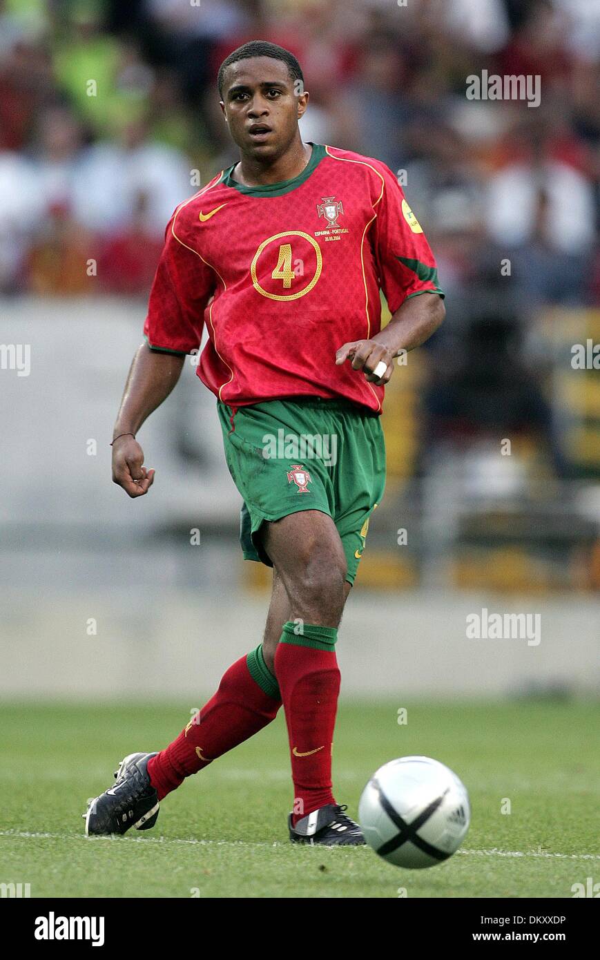 JORGE ANDRADE.PORTUGAL & Deportivo La Corogne.ESPAGNE / PORTUGAL EURO 2004.JOSE ALVALADE STADIUM, LISBONNE, PORTUGAL.20/06/2004.DIG24709.K47873.WORLD CUP 2006 APERÇU Banque D'Images