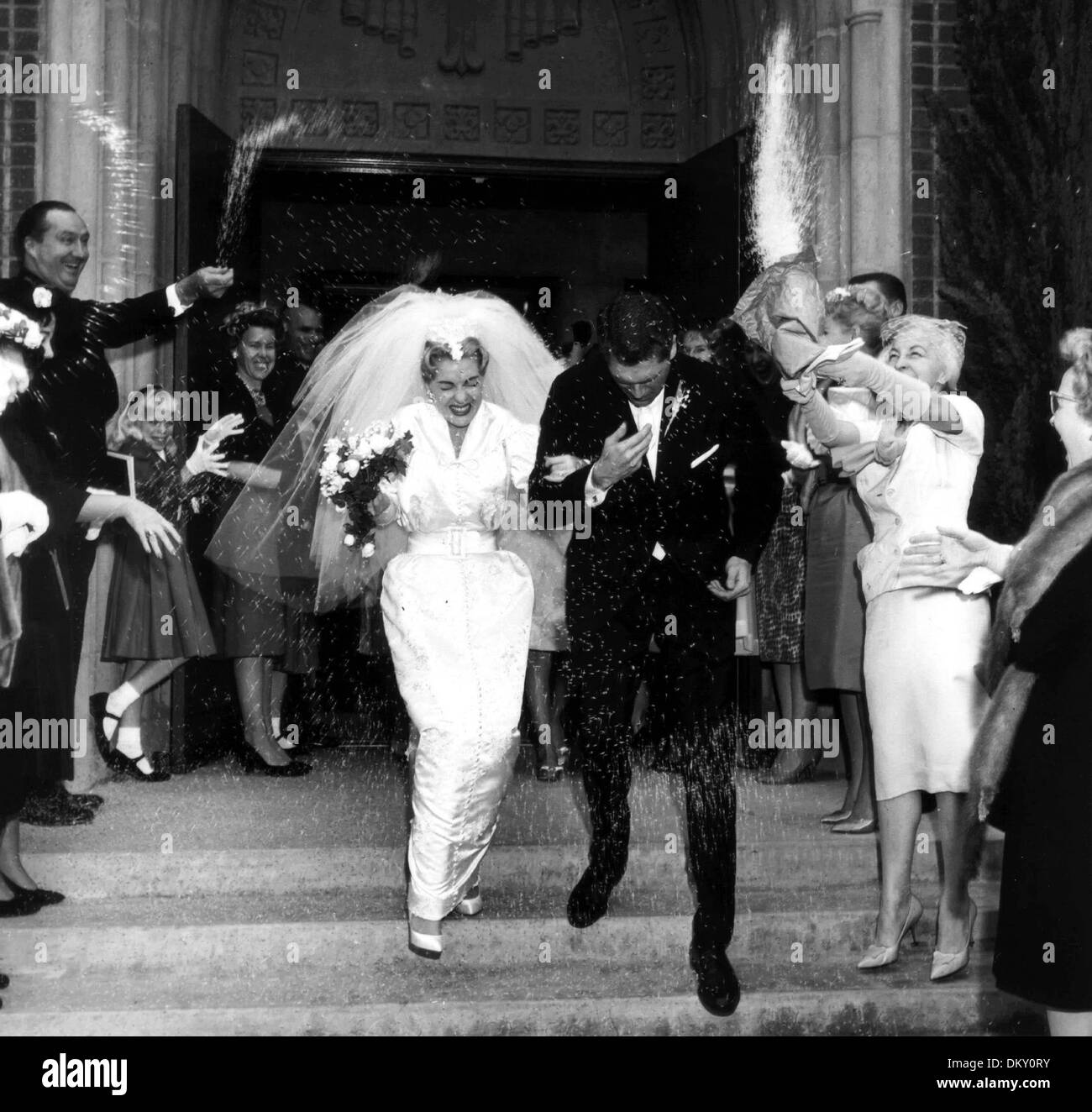 Avril 18, 2000 - LORI NELSON ET JOHNNIE MARIAGE MANN.Â©NATE CUTLER/(Image Crédit : © Globe Photos/ZUMAPRESS.com) Banque D'Images