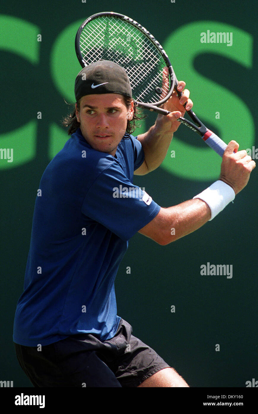 TOMMY HAAS.ALLEMAGNE.A.Key Biscayne, Miami,Floride,US.27/03/2001.G65F7A Banque D'Images