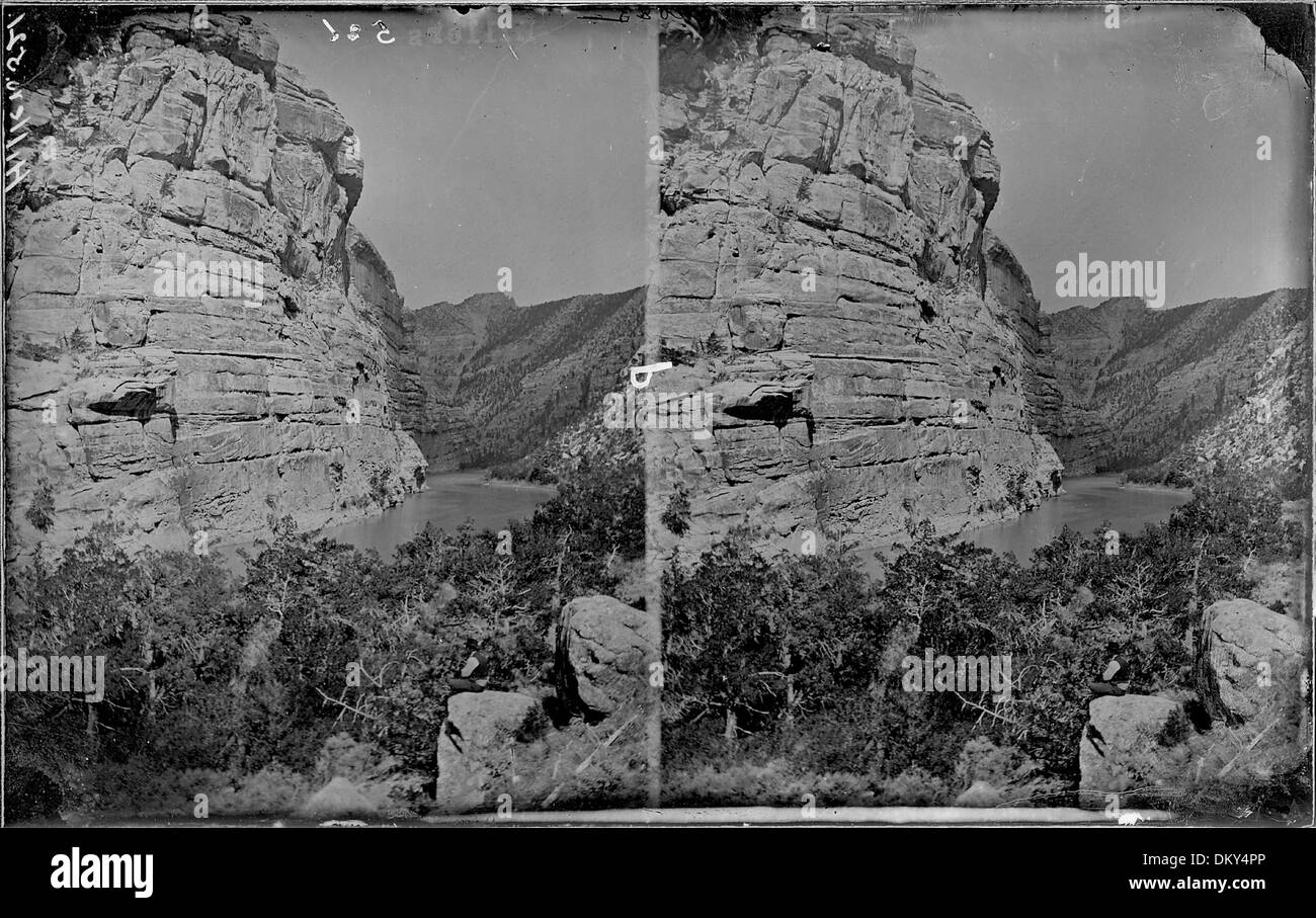 Green River. , Horseshoe Canyon jusqu'à la rivière. Nos vieux 285, 418., 1871 - 1878 517852 Banque D'Images