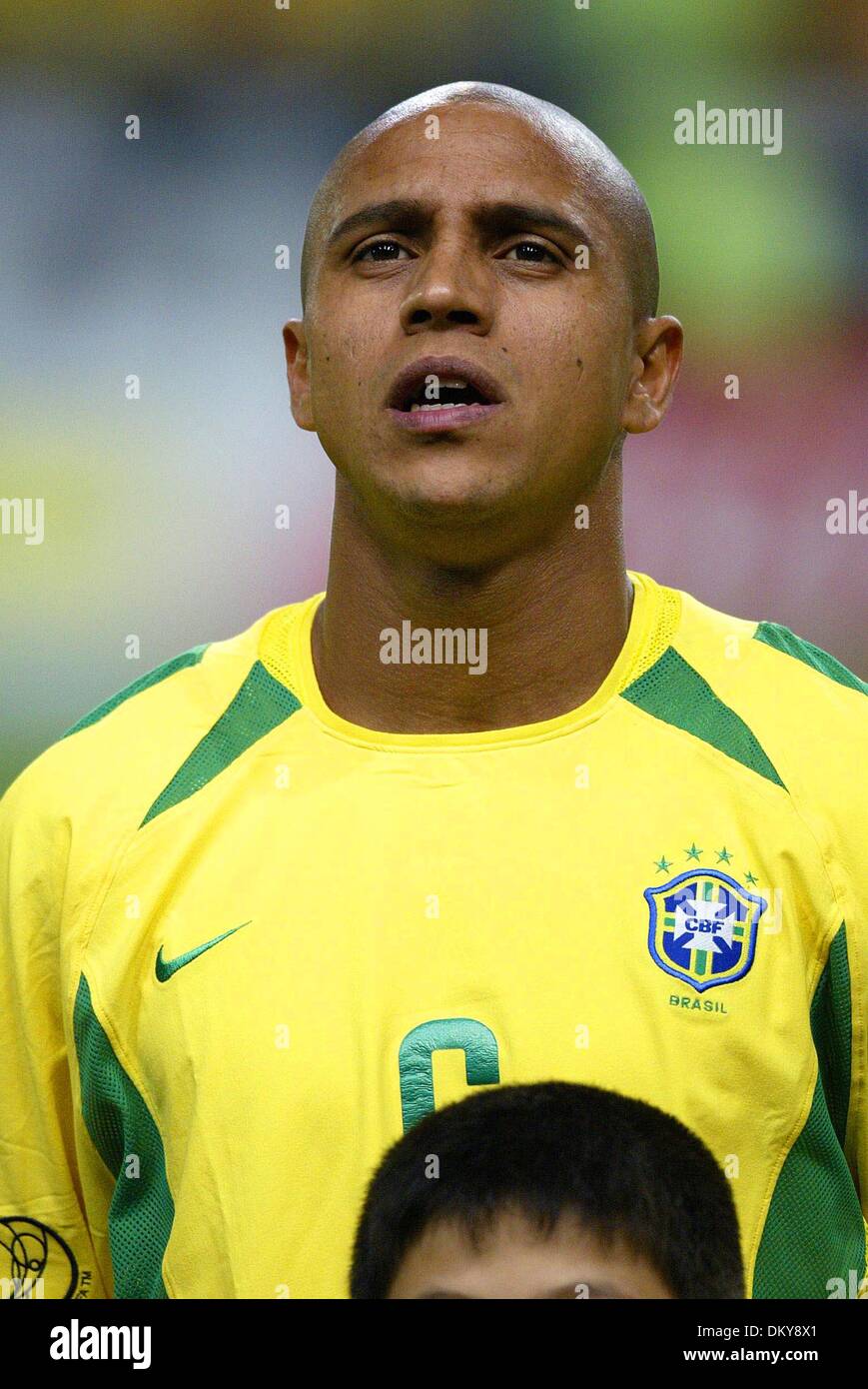 Maillot Extérieur Brésil 2002-04 Roberto Carlos #6 - 9.5/10 - (M) – 182266 Nike – Eternal Pitch