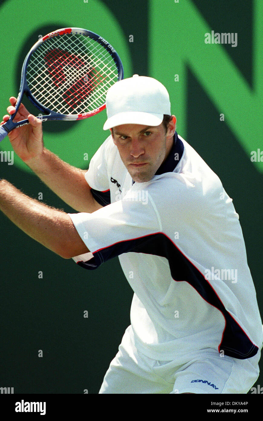 GREG RUSEDSKI..A.Key Biscayne, Miami,Floride,US.24/03/2001.G64B25 Banque D'Images