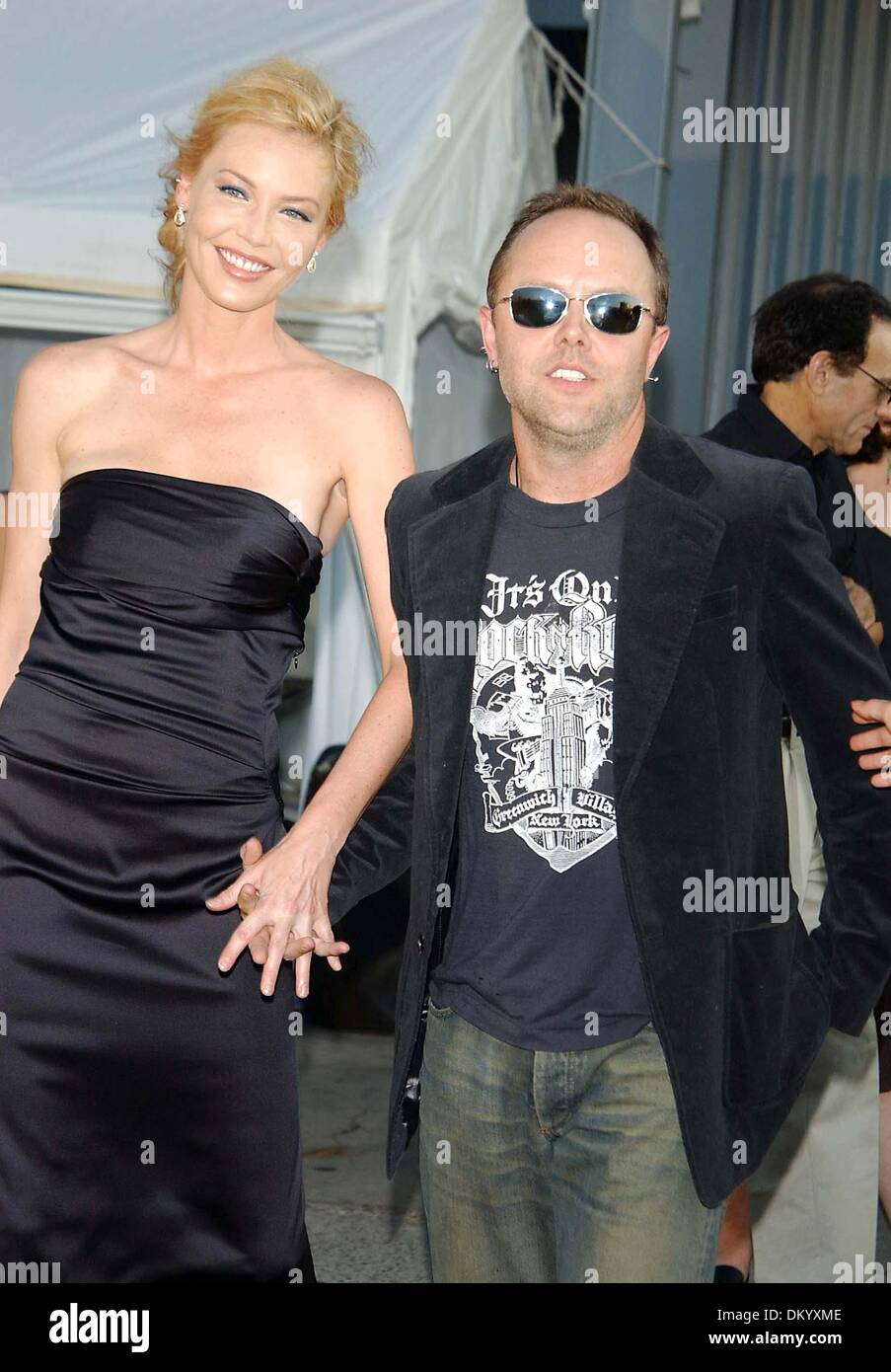 Connie nielsen and lars ulrich Banque de photographies et d’images à