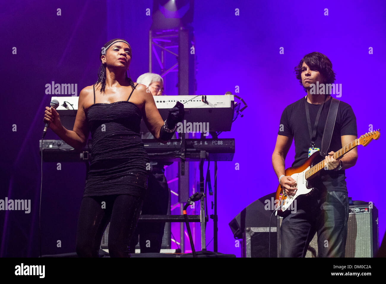 Boney M feat Liz Mitchell ERP Festival Se souvenir de Cascais - Performances - Jour 2 Cascais Portugal - 08.09.12 Banque D'Images