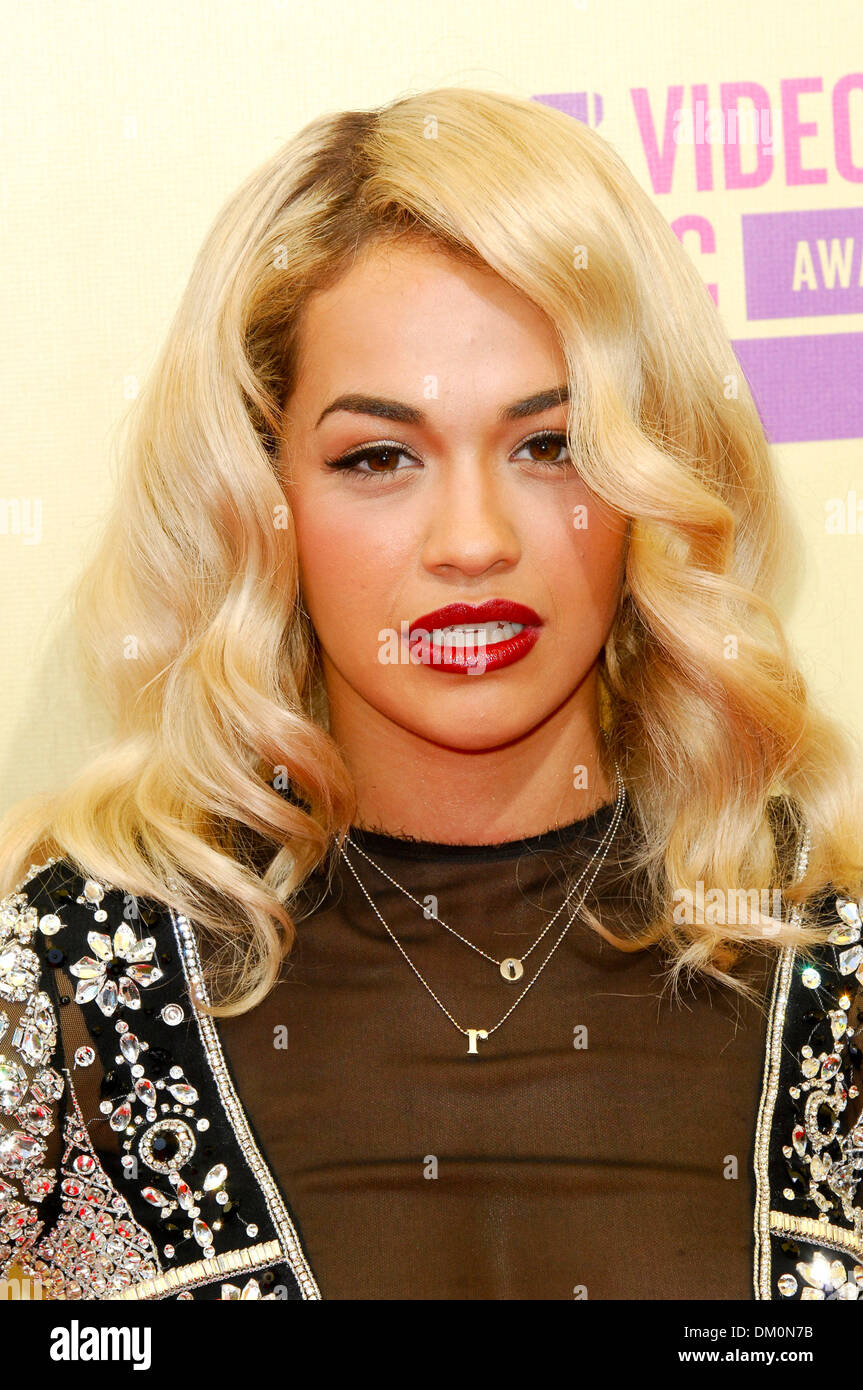 Rita Ora 2012 MTV Video Music Awards qui a eu lieu au Staples Center - Arrivées Los Angeles California - 06.09.12 Banque D'Images