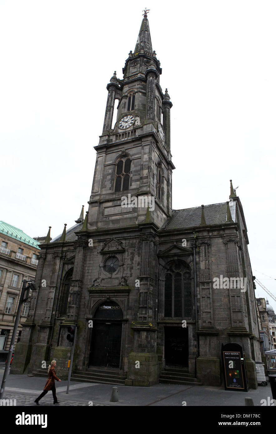 La Tron Kirk sur le Royal Mile Edinburgh Banque D'Images