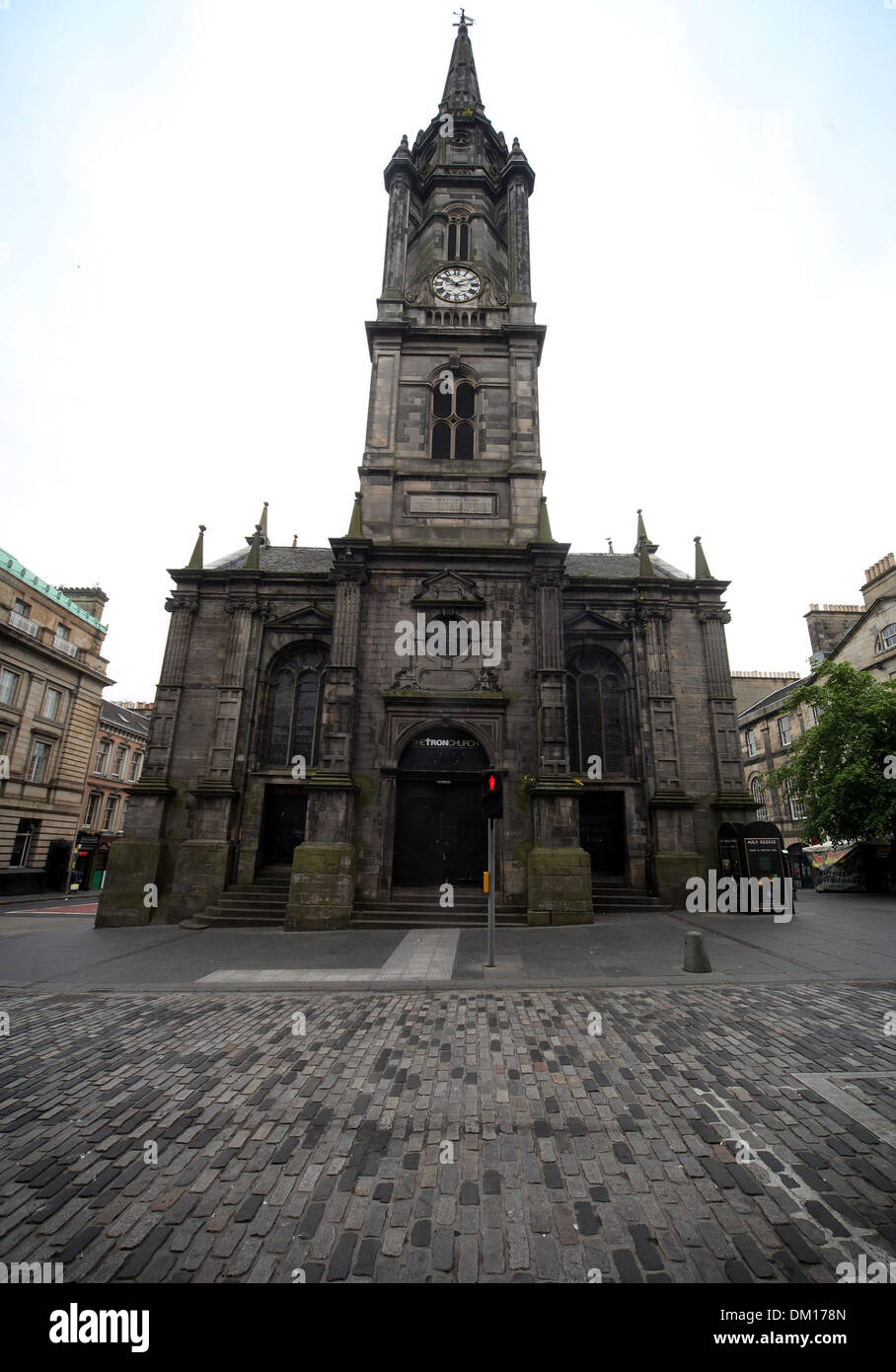 La Tron Kirk sur le Royal Mile Edinburgh Banque D'Images