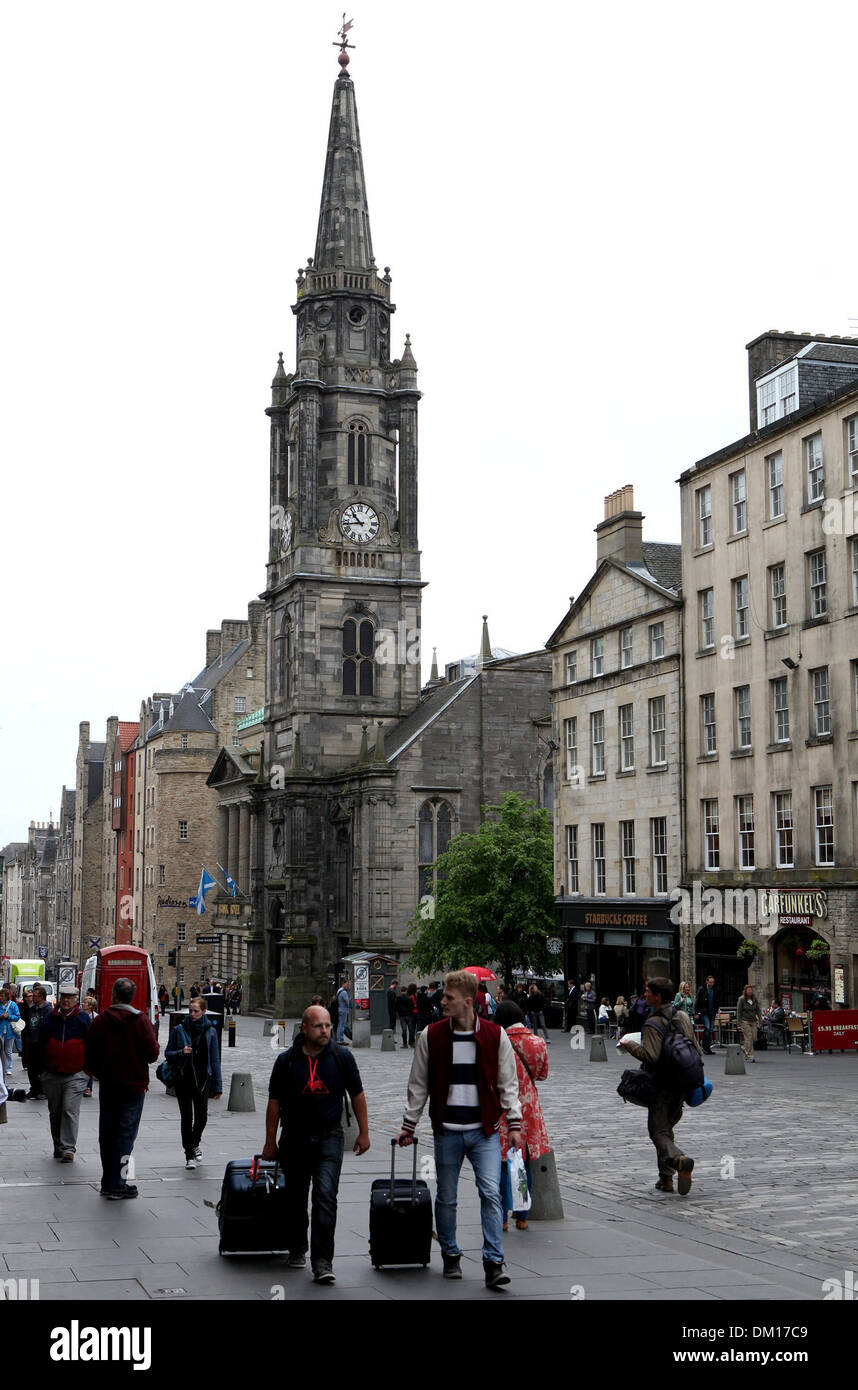 La Tron Kirk sur le Royal Mile Edinburgh Banque D'Images