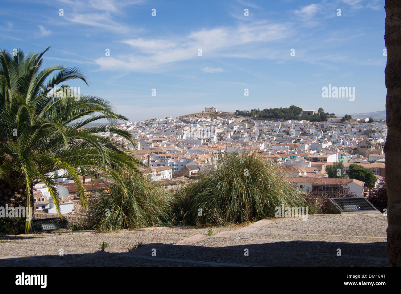 Antequera, l'un des villages blancs (Pueblos Blancos) d'Andalousie, Espagne Banque D'Images