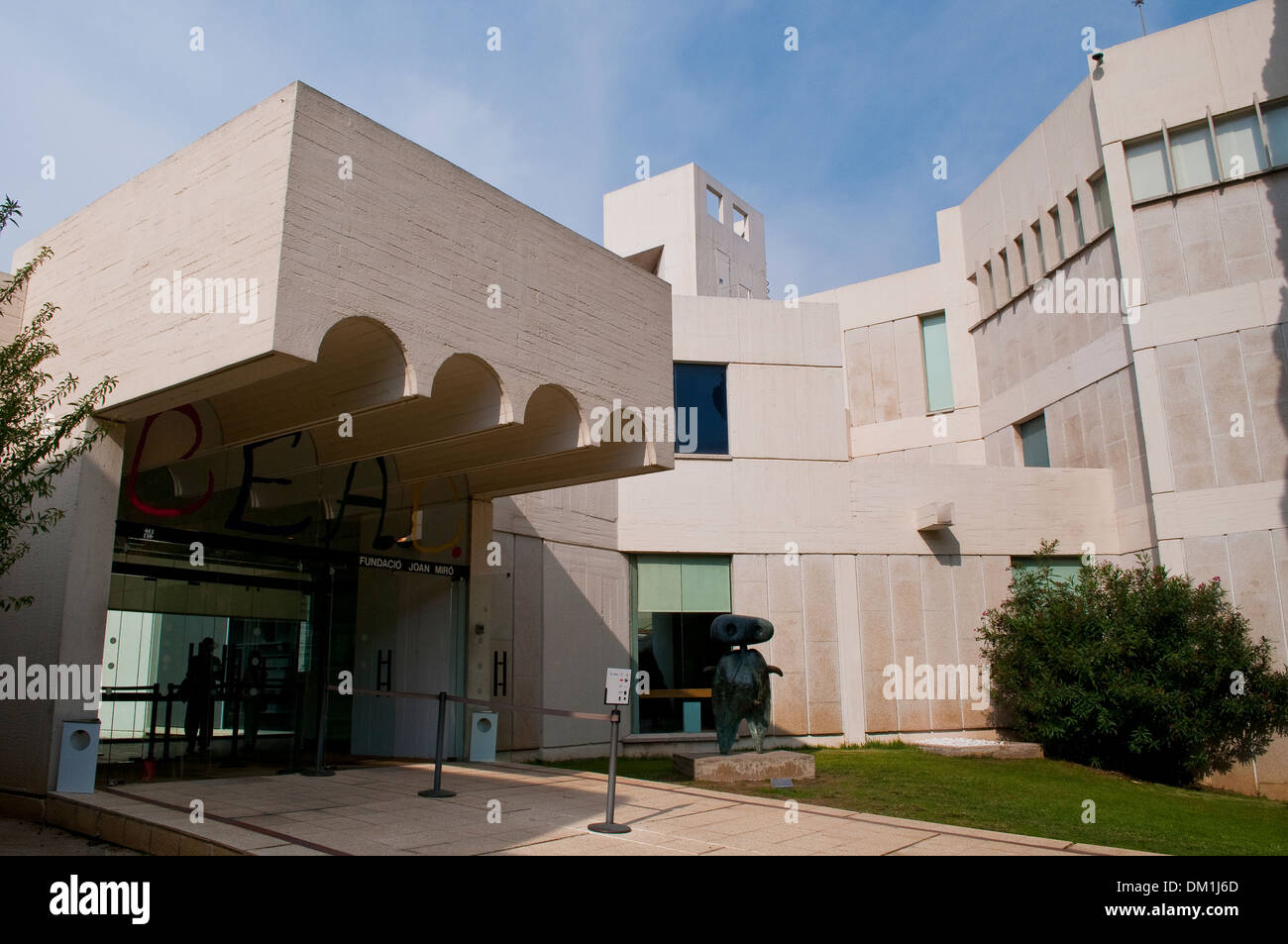 Fundacio Joan Miro - Fondation Joan Miro, Barcelone, Catalogne, Espagne Banque D'Images