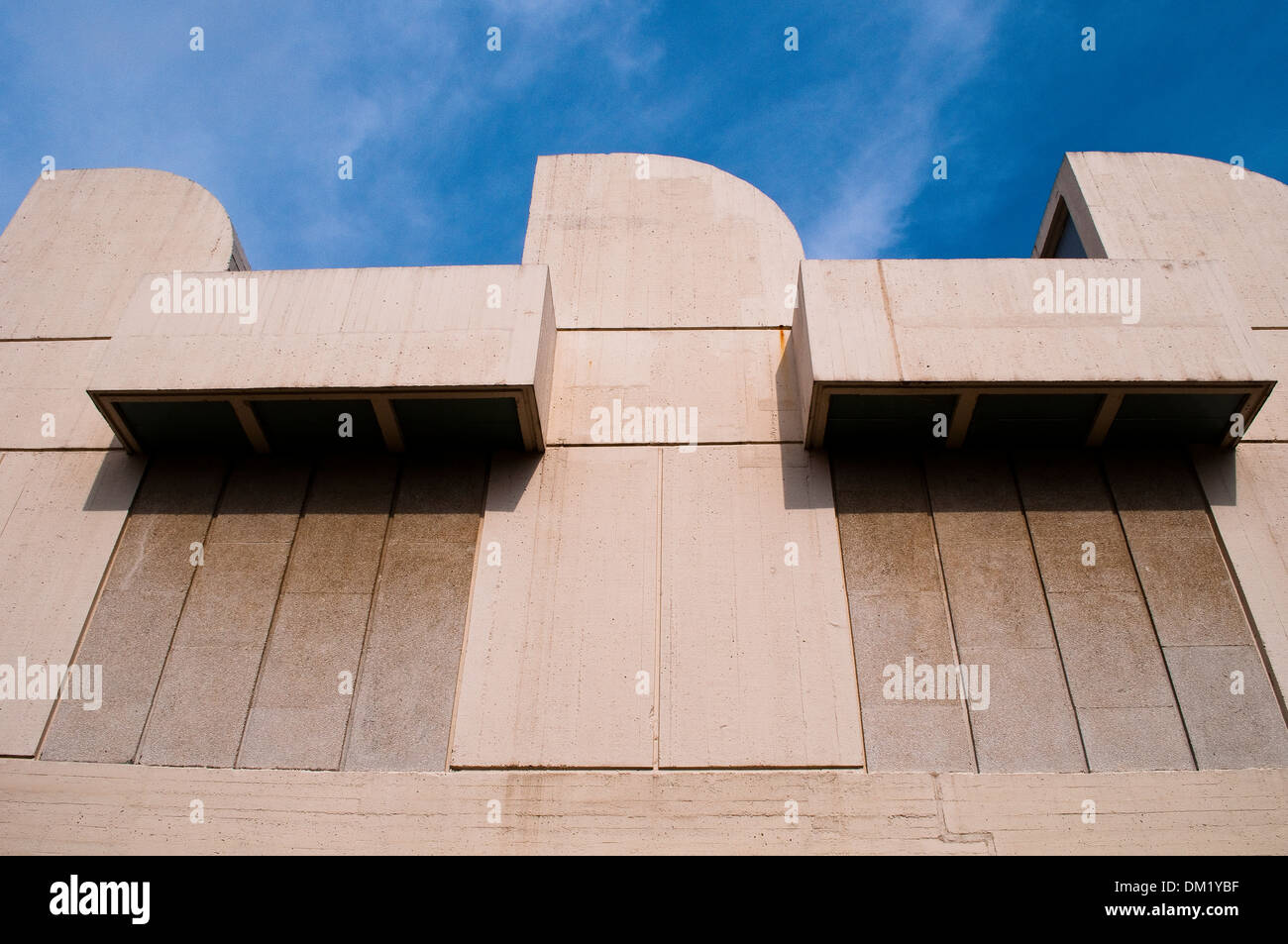Détail architectural, Fundacio Joan Miro - Fondation Joan Miro, Barcelone, Catalogne, Espagne Banque D'Images