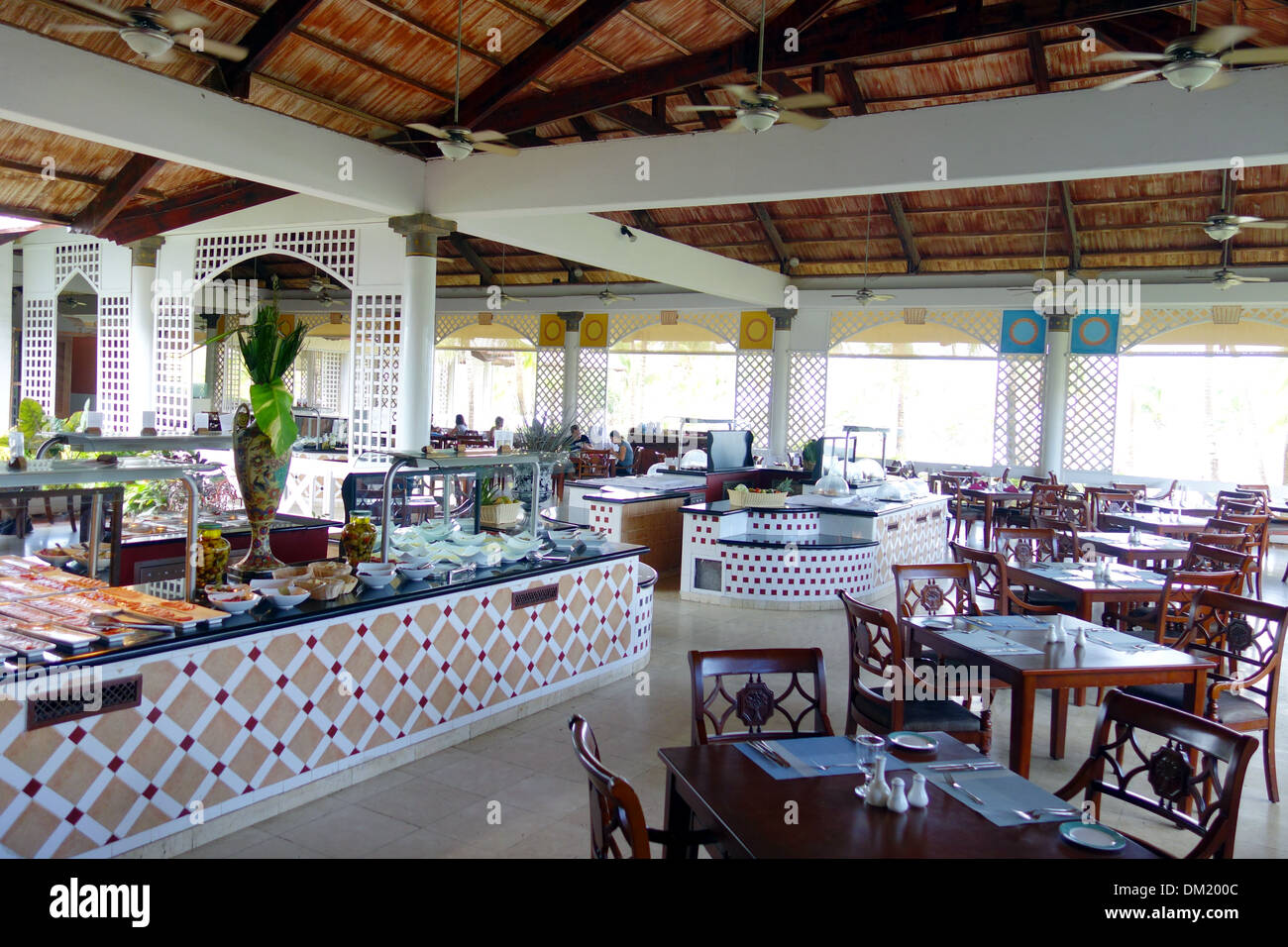 Tout ce que vous pouvez manger buffet restaurant dans un hôtel à Varadero,  Cuba Photo Stock - Alamy