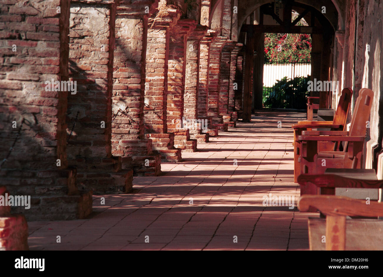 La mission de San Juan Capistrano mission espagnole dans le sud de la Californie, les catholiques espagnols de l'Ordre franciscain le 1 novembre 1776, Banque D'Images