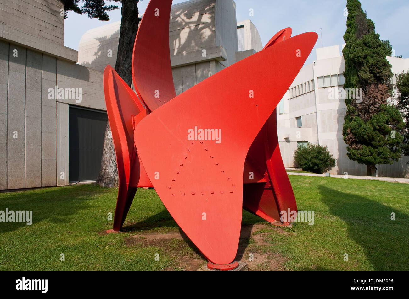 4 ailes d'Alexander Calder, Fundacio Joan Miro - Fondation Joan Miro, Barcelone, Catalogne, Espagne Banque D'Images