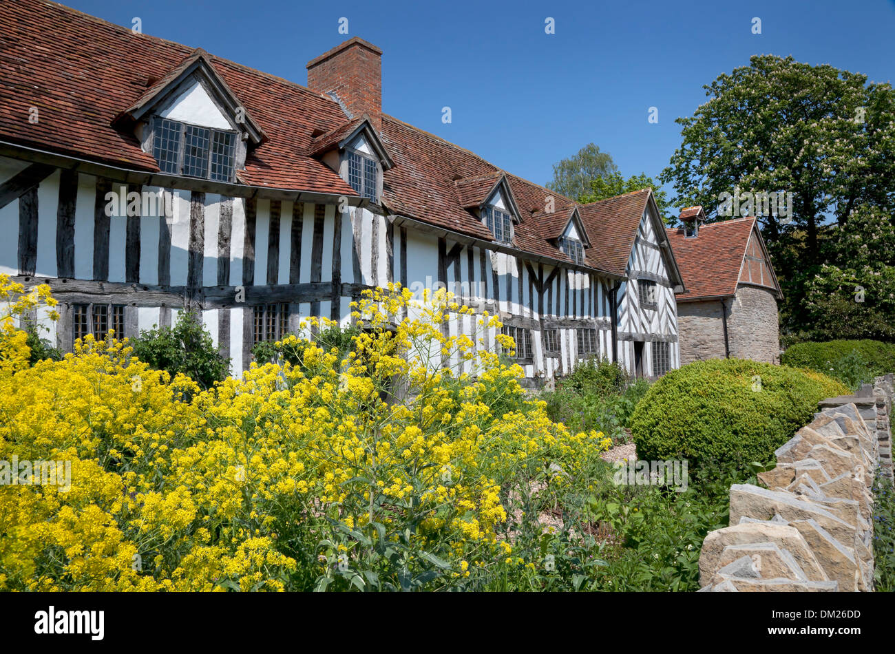 Mary Arden's House (la mère de William Shakespeare), Henley-in-Arden, Warwickshire, en Angleterre. Banque D'Images