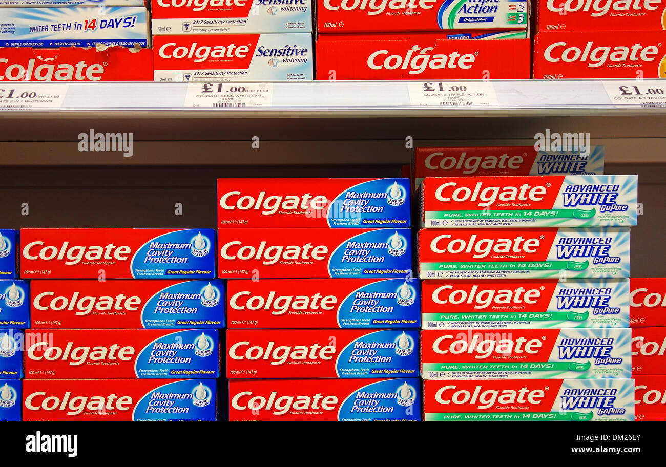 Dentifrice Colgate Banque D'Images