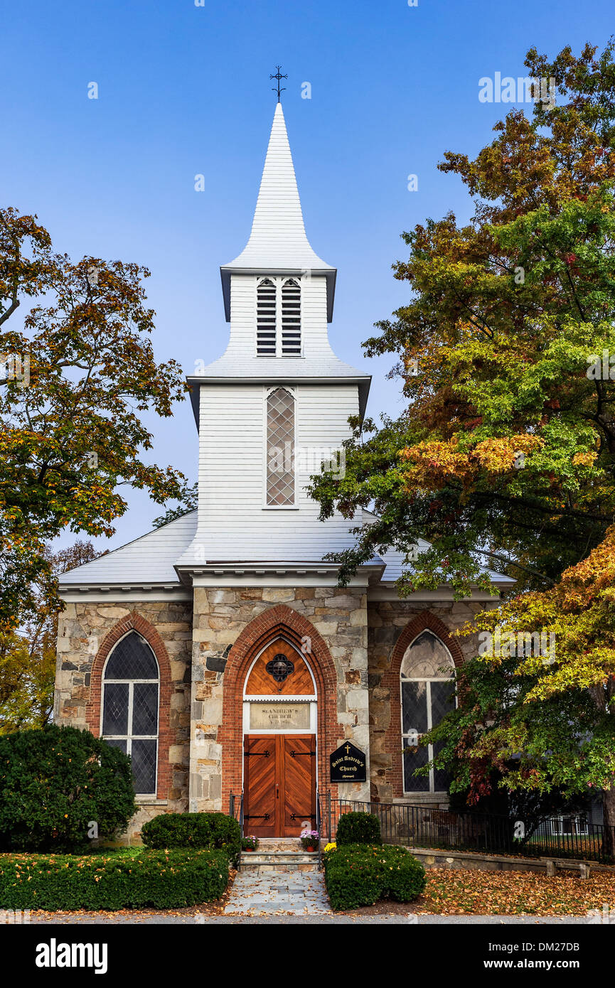 Église épiscopale, Kent, Ohio, USA Banque D'Images