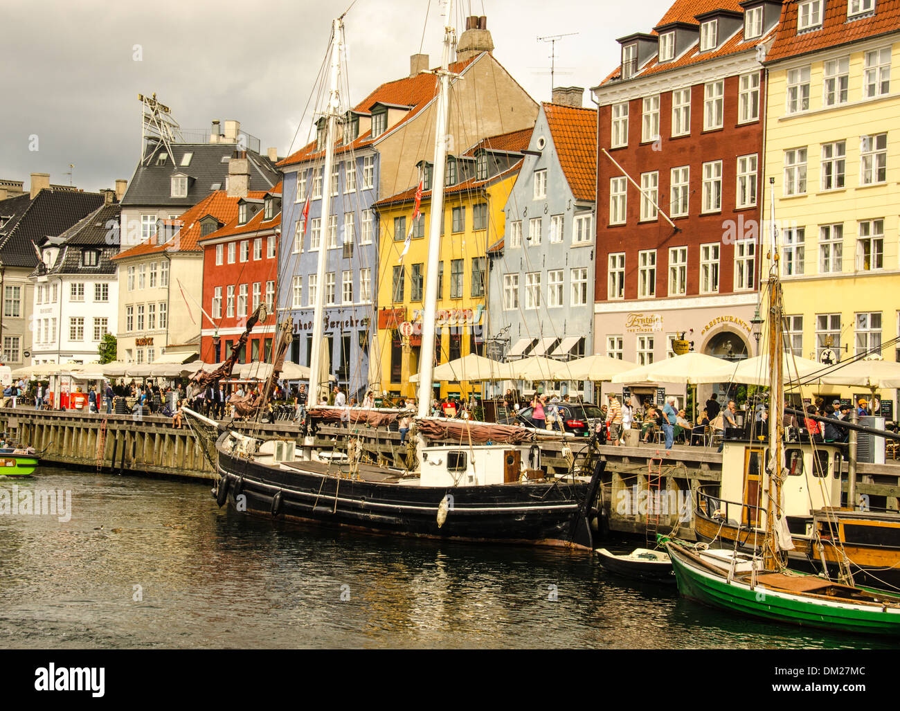 Jolie couleur, photo de Copenhague Banque D'Images