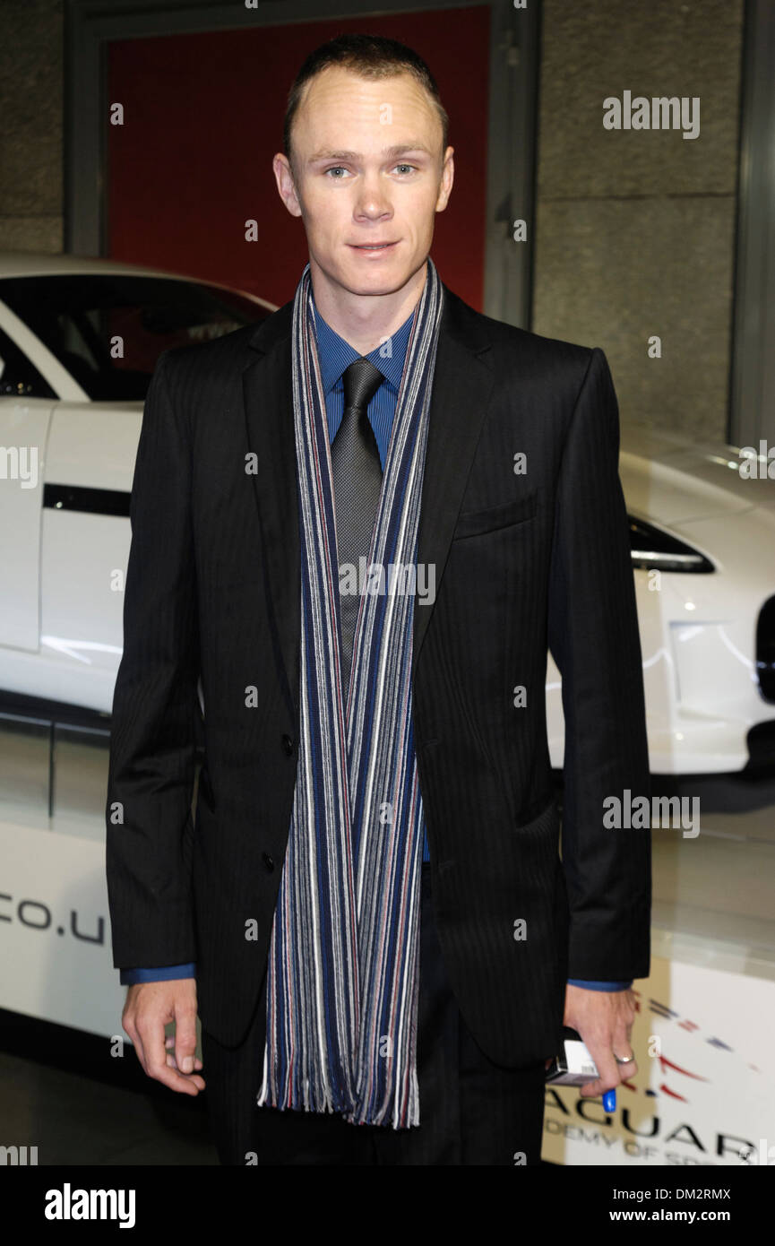 Chris Froome assiste à l'Académie de Jaguar sport Prix annuels sur 08/12/2013 à la Royal Opera House, Londres. Les personnes sur la photo : Chris Froome. Photo par Julie Edwards Banque D'Images