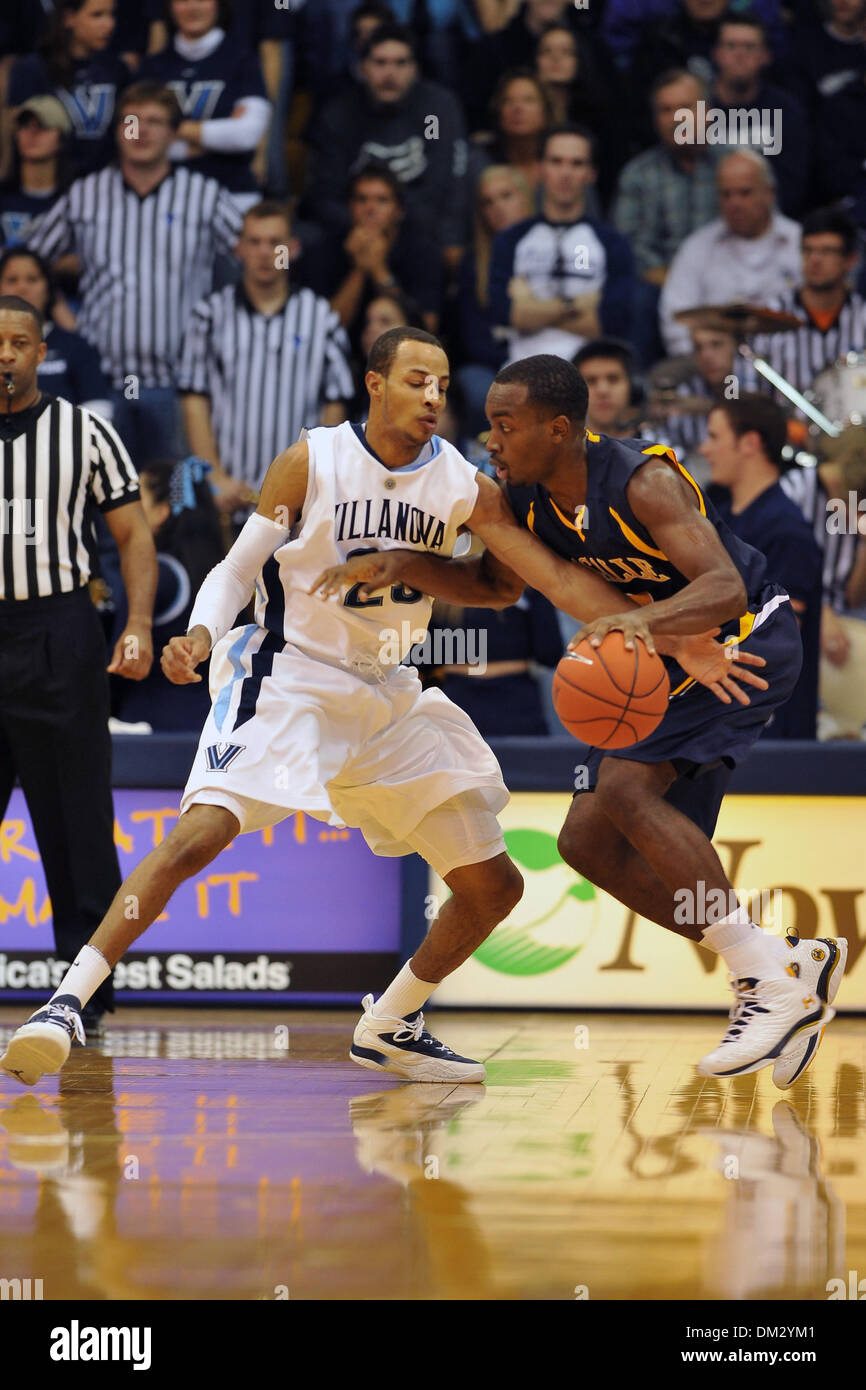 Villanova Guard Dominic joue # 23 défend au cours de la deuxième moitié dans un jeu joué au pavillon de Villanova, en Pennsylvanie. (Crédit Image : © Mike Southcreek human life by Sylvester Graham/global/ZUMApress.com) Banque D'Images