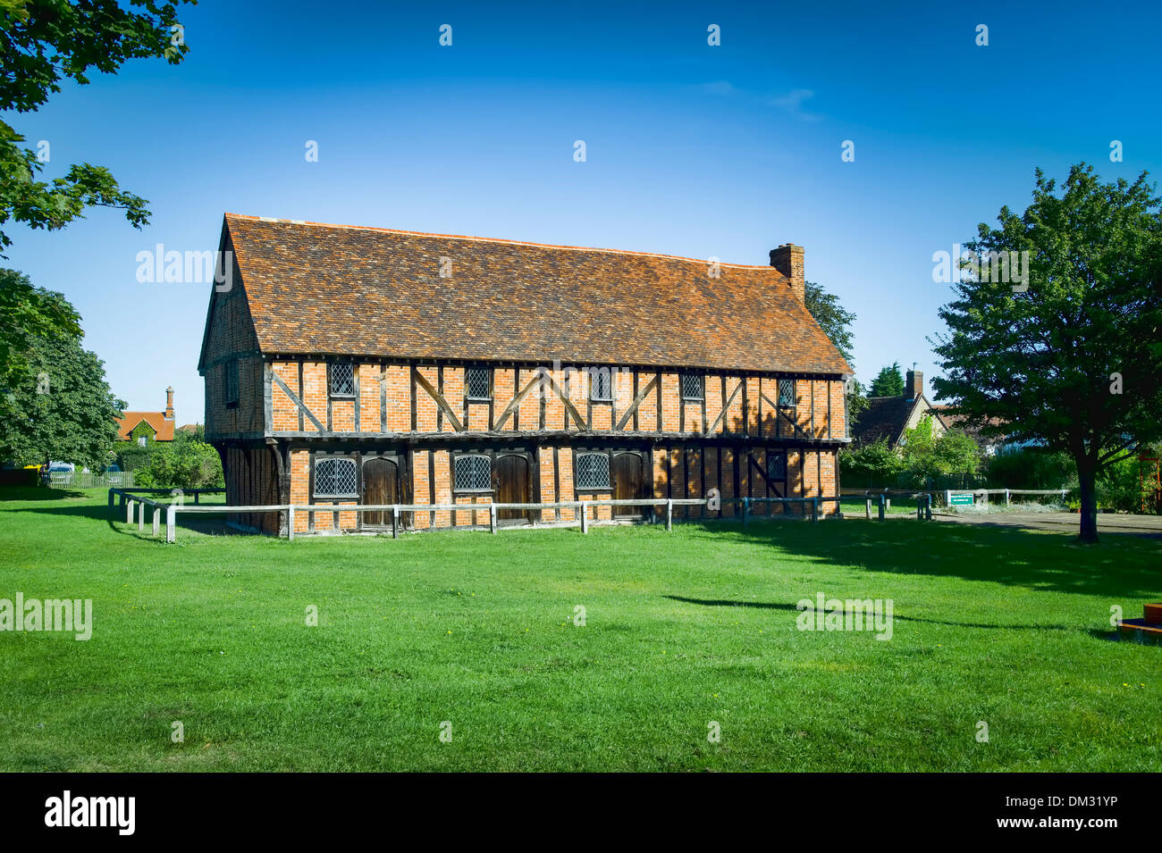 Elstow Moot Hall où le poète anglais John Bunyan a grandi lorsque de jeunes dans le Bedfordshire UK Banque D'Images