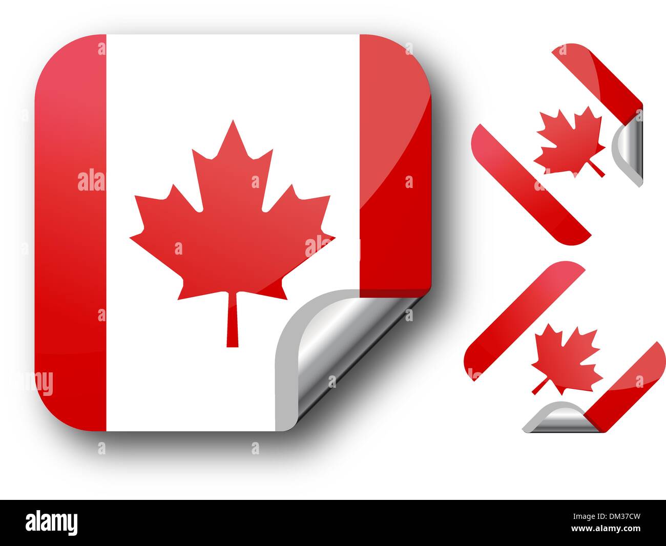Drapeau officiel du canada Banque d'images vectorielles - Alamy