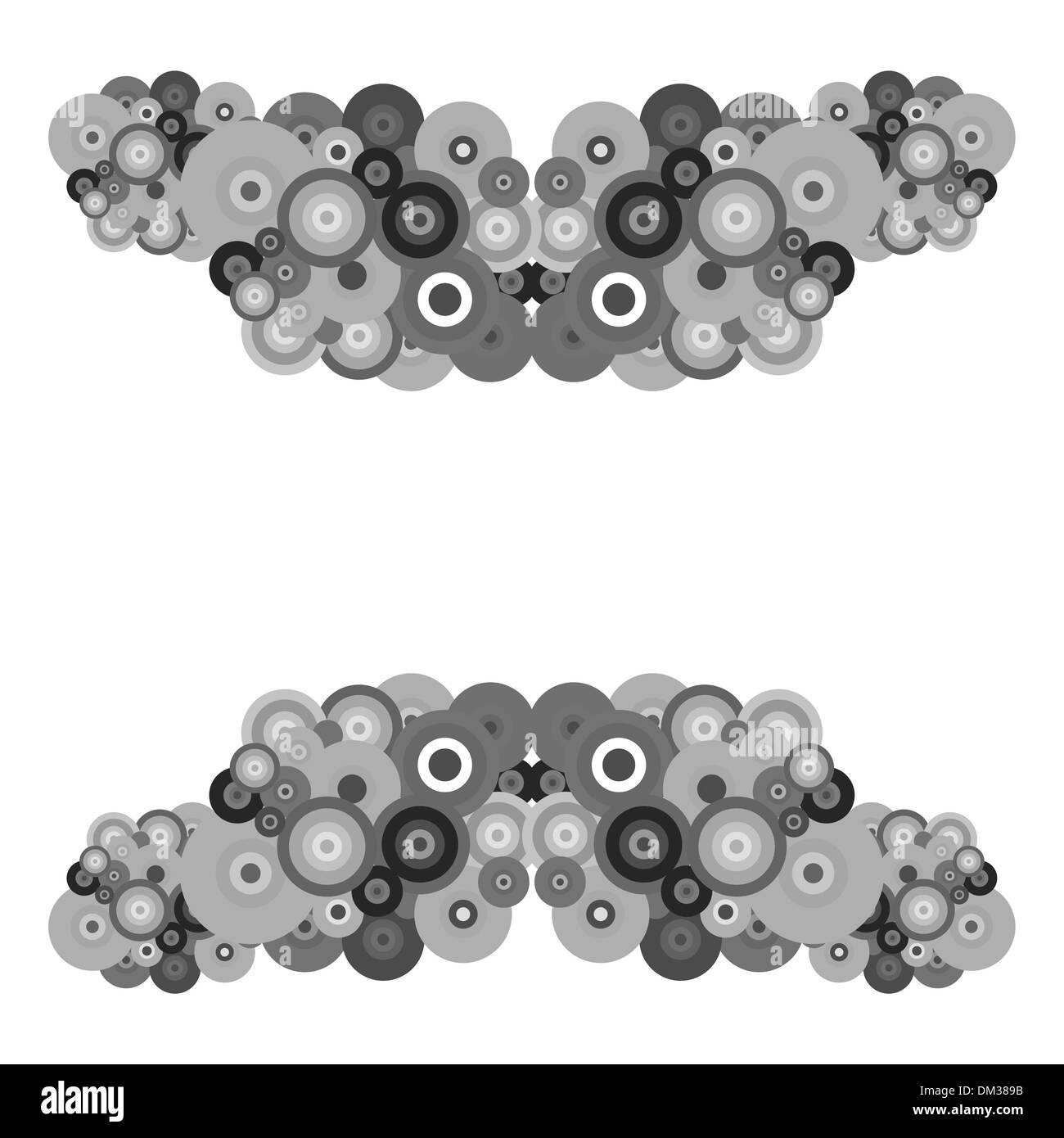 Abstract vector illustration monochrome Illustration de Vecteur
