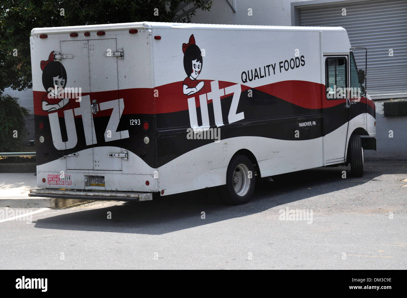 Camion de vente de pommes de terre UTZ Banque D'Images