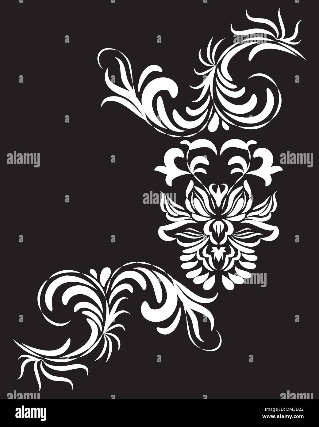 Vector floral background Illustration de Vecteur