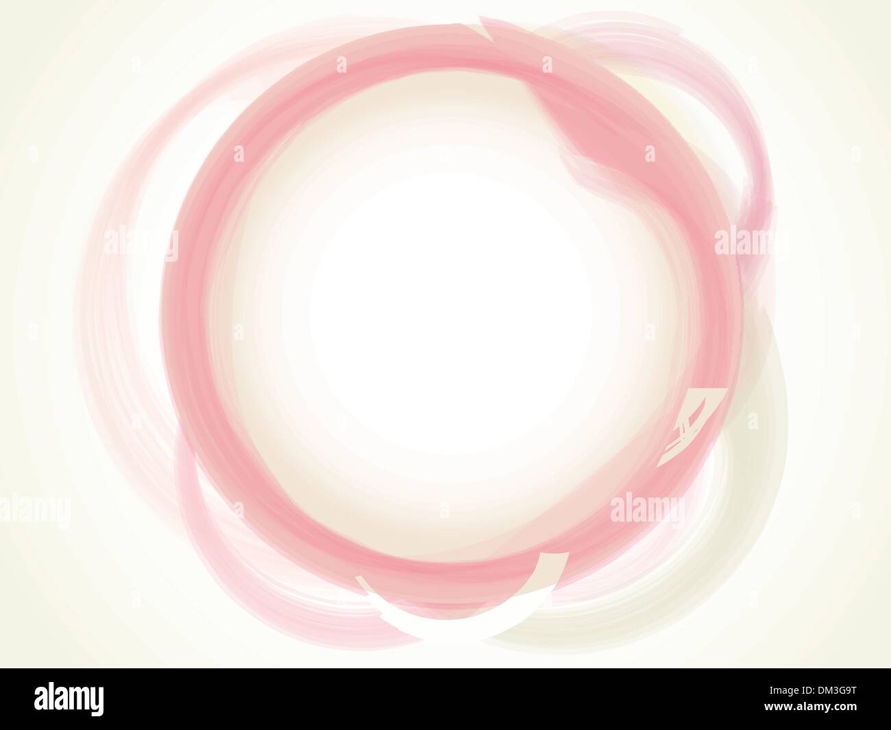 Cercle aqua rose pastel abstrait Illustration de Vecteur