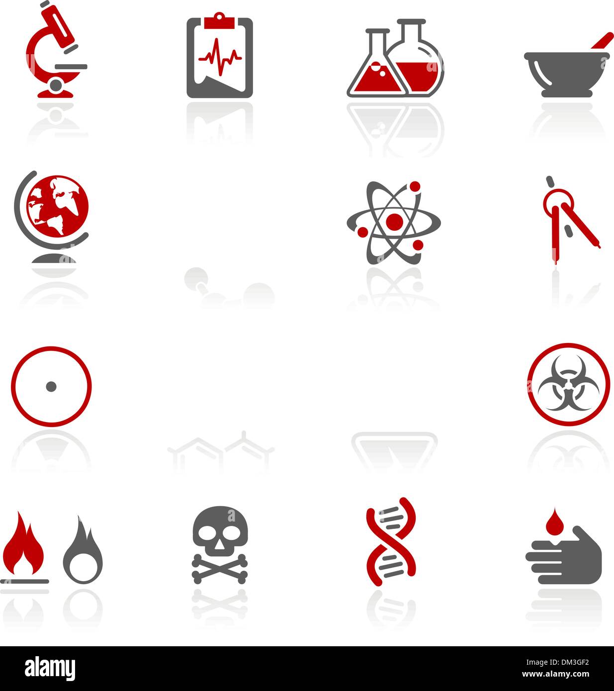 La science Web Icons // Série Redico Illustration de Vecteur