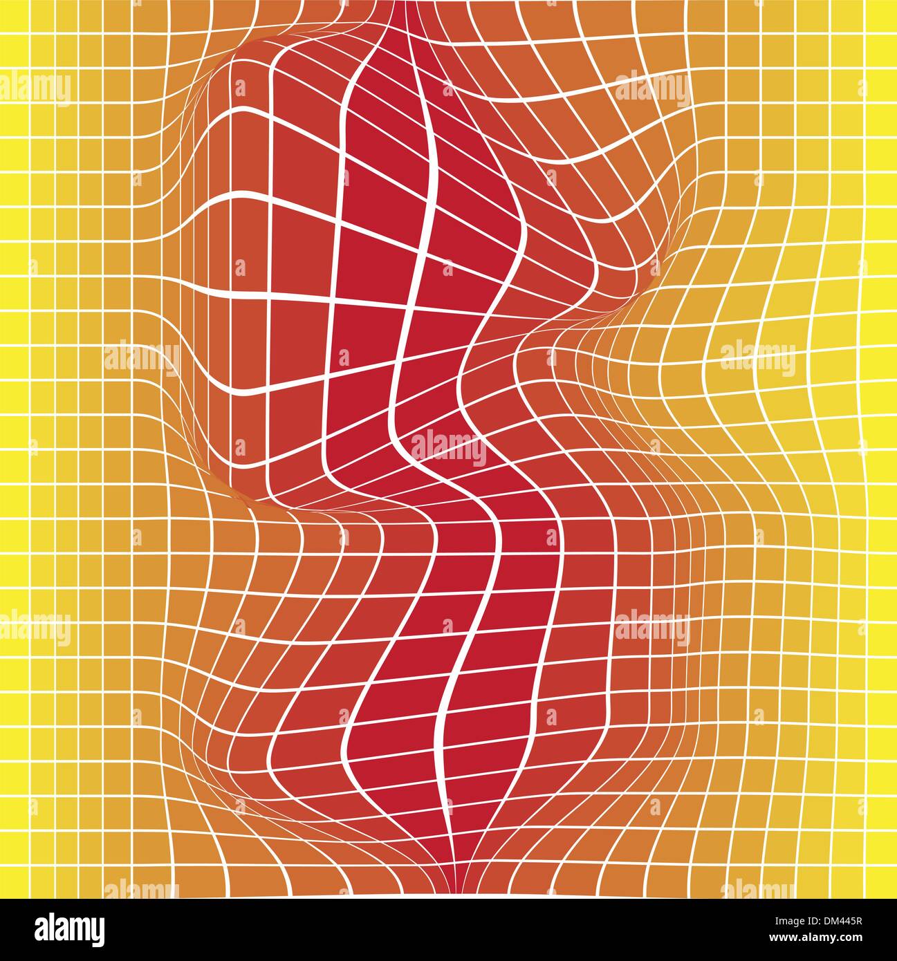 Carreau de couleur jaune à rouge Illustration de Vecteur