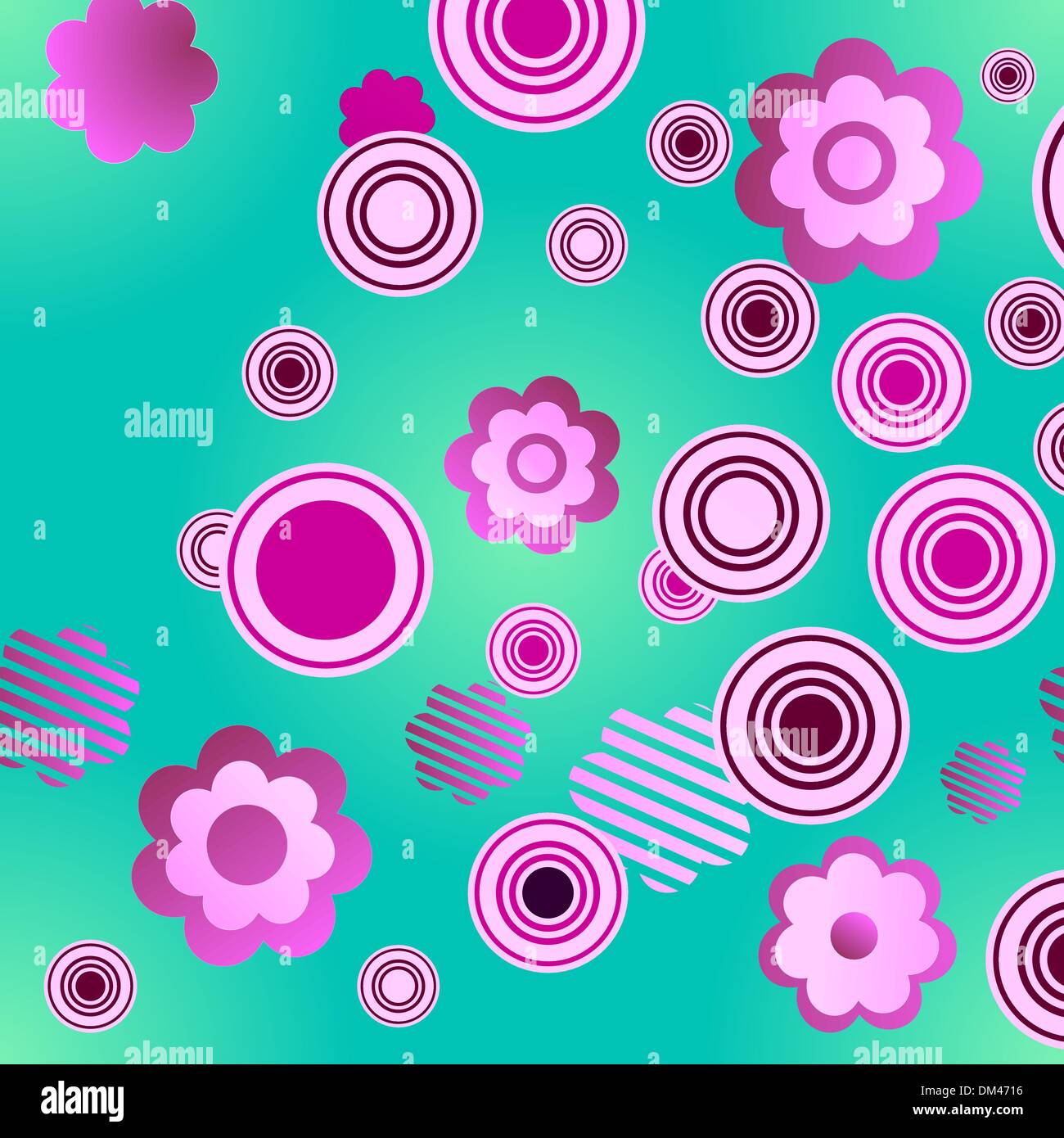 Motif de fleurs sans scénario. Illustration de Vecteur