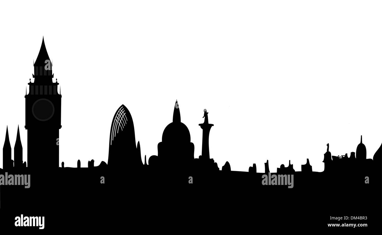 Panorama de Londres - vector Illustration de Vecteur